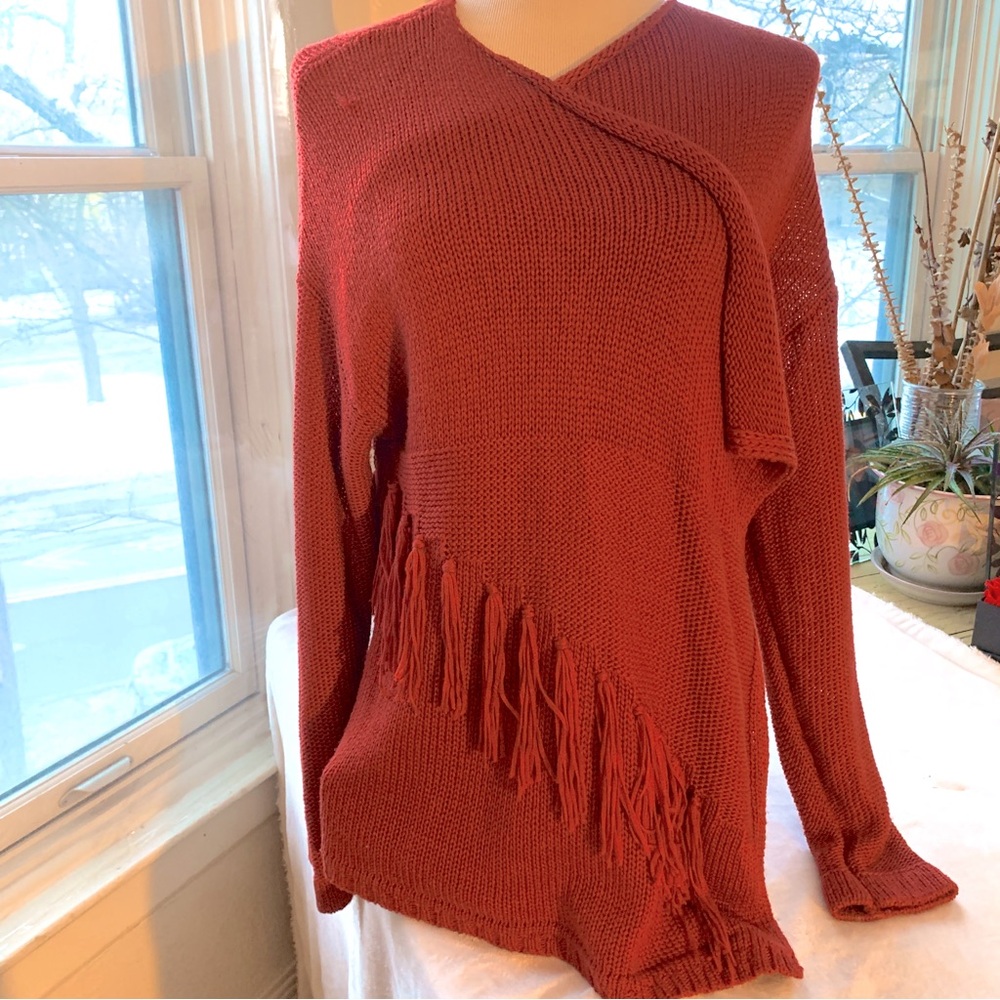 Forever 21 Sienna orange  Open front knit Cardigan 3X - Picture 6 of 13